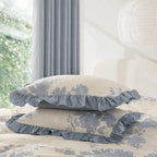 Oli Anderson Ruffle Flowers Floral Comforter Set - 3 Piece / 5 Piece