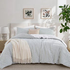Oli Anderson 100% Cotton Waffle Comforter Set - 3 Piece