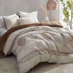 Oli Anderson Boho Tufted Duvet Cover - 3 Piece Set