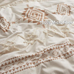Oli Anderson Boho Tufted Duvet Cover - 3 Piece Set