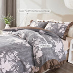 Oli Anderson Ruffle Flowers Floral Comforter Set - 3 Piece / 5 Piece