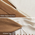 Oli Anderson Boho Tufted Duvet Cover - 3 Piece Set