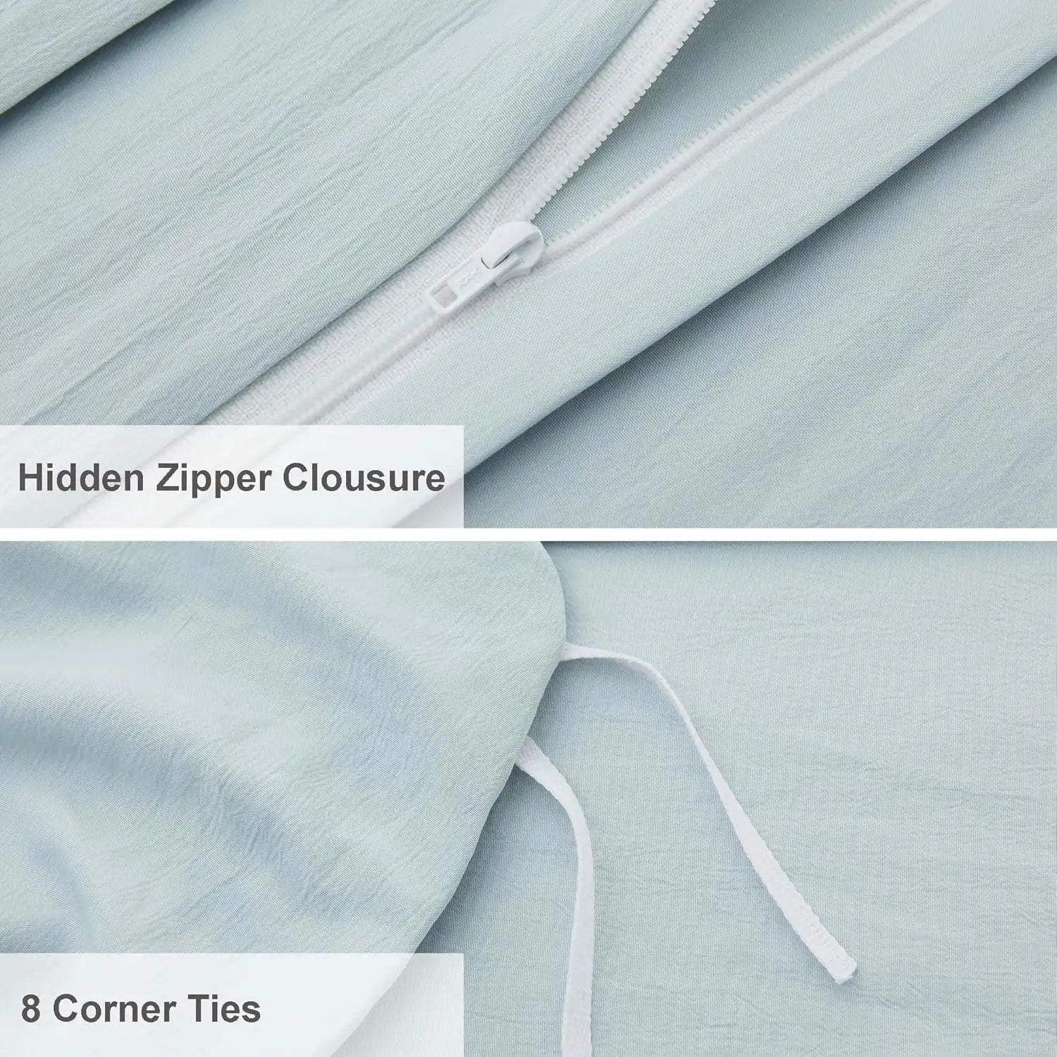 Oli Anderson Pleated Duvet Cover - 3 Piece Set