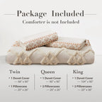 Oli Anderson Boho Tufted Duvet Cover - 3 Piece Set