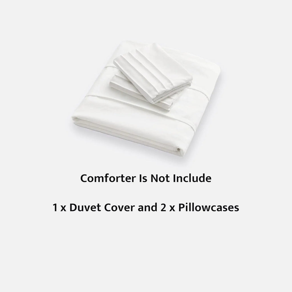 Oli Anderson Pleated Duvet Cover - 3 Piece Set