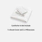 Oli Anderson Pleated Duvet Cover - 3 Piece Set