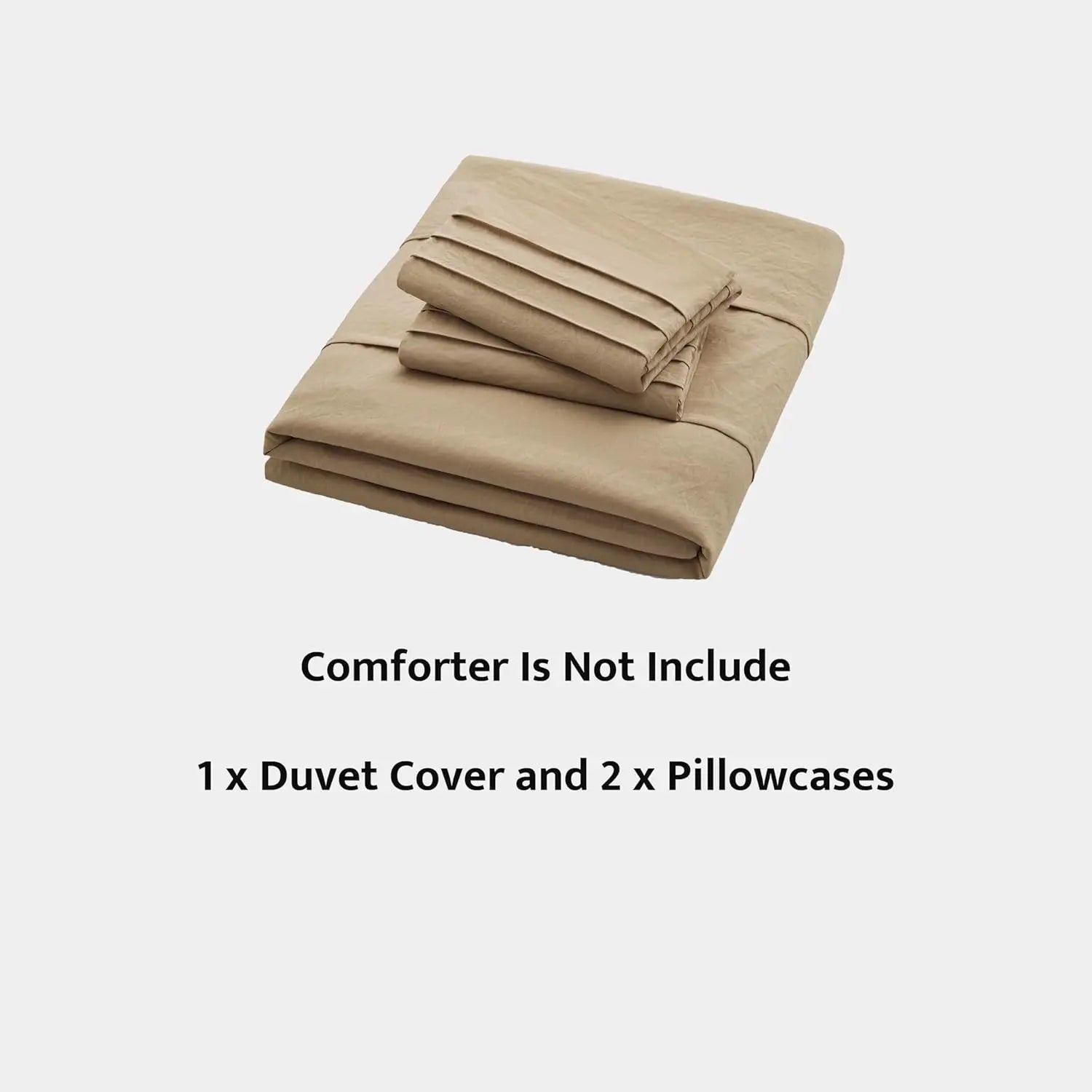 Oli Anderson Pleated Duvet Cover - 3 Piece Set