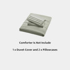 Oli Anderson Pleated Duvet Cover - 3 Piece Set