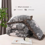 Oli Anderson Ruffle Flowers Floral Comforter Set - 3 Piece / 5 Piece