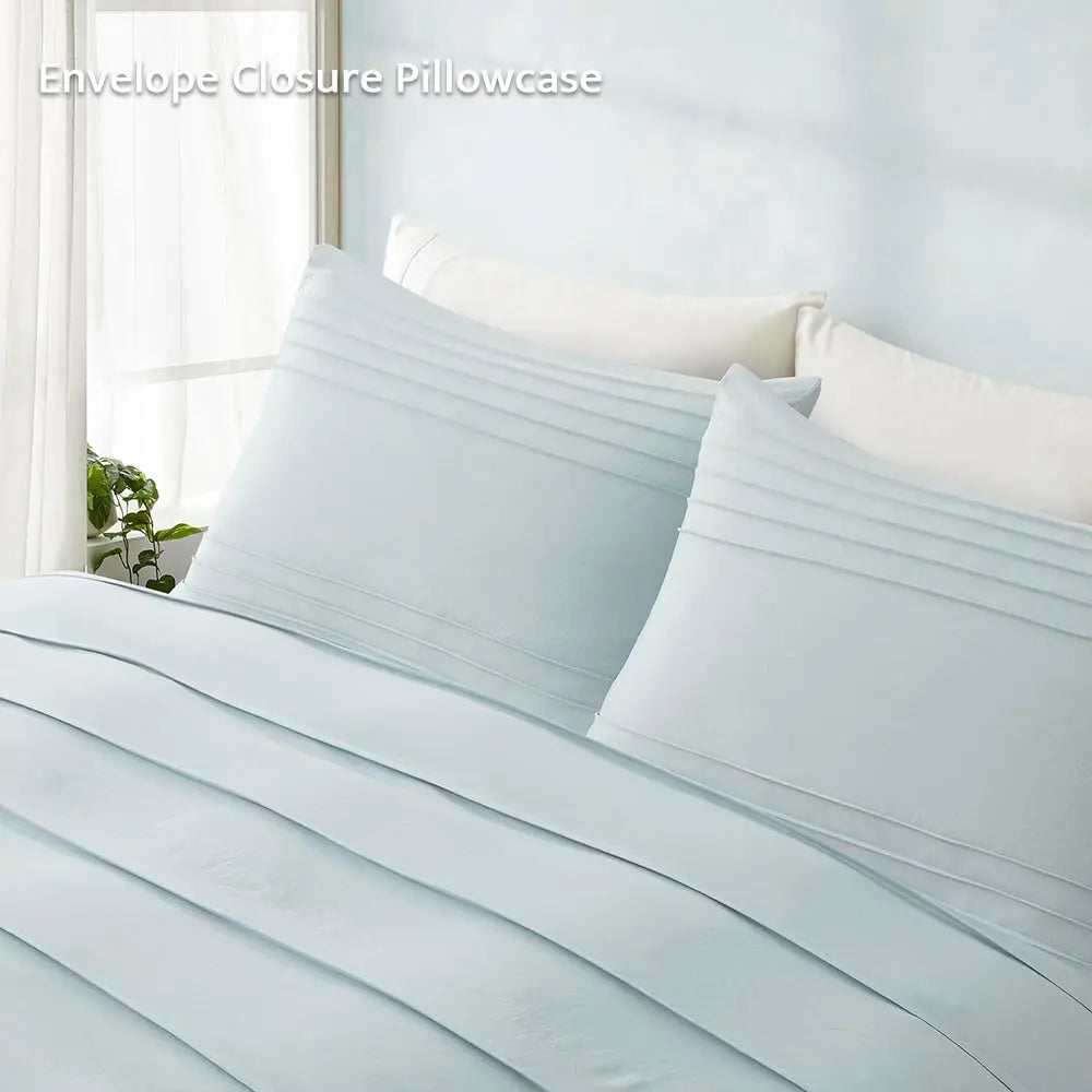 Oli Anderson Pleated Duvet Cover - 3 Piece Set