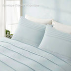 Oli Anderson Pleated Duvet Cover - 3 Piece Set