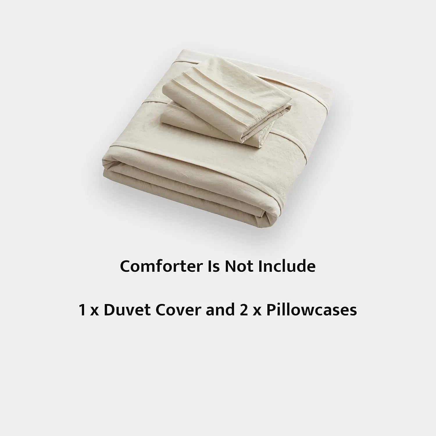 Oli Anderson Pleated Duvet Cover - 3 Piece Set