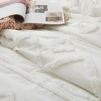 Oli Anderson Tufted Boho Fluffy Comforter Set - 3 Piece