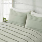 Oli Anderson Pleated Duvet Cover - 3 Piece Set