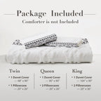 Oli Anderson Boho Tufted Duvet Cover - 3 Piece Set