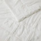 Oli Anderson Tufted Boho Fluffy Comforter Set - 3 Piece