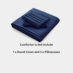 Oli Anderson Pleated Duvet Cover - 3 Piece Set