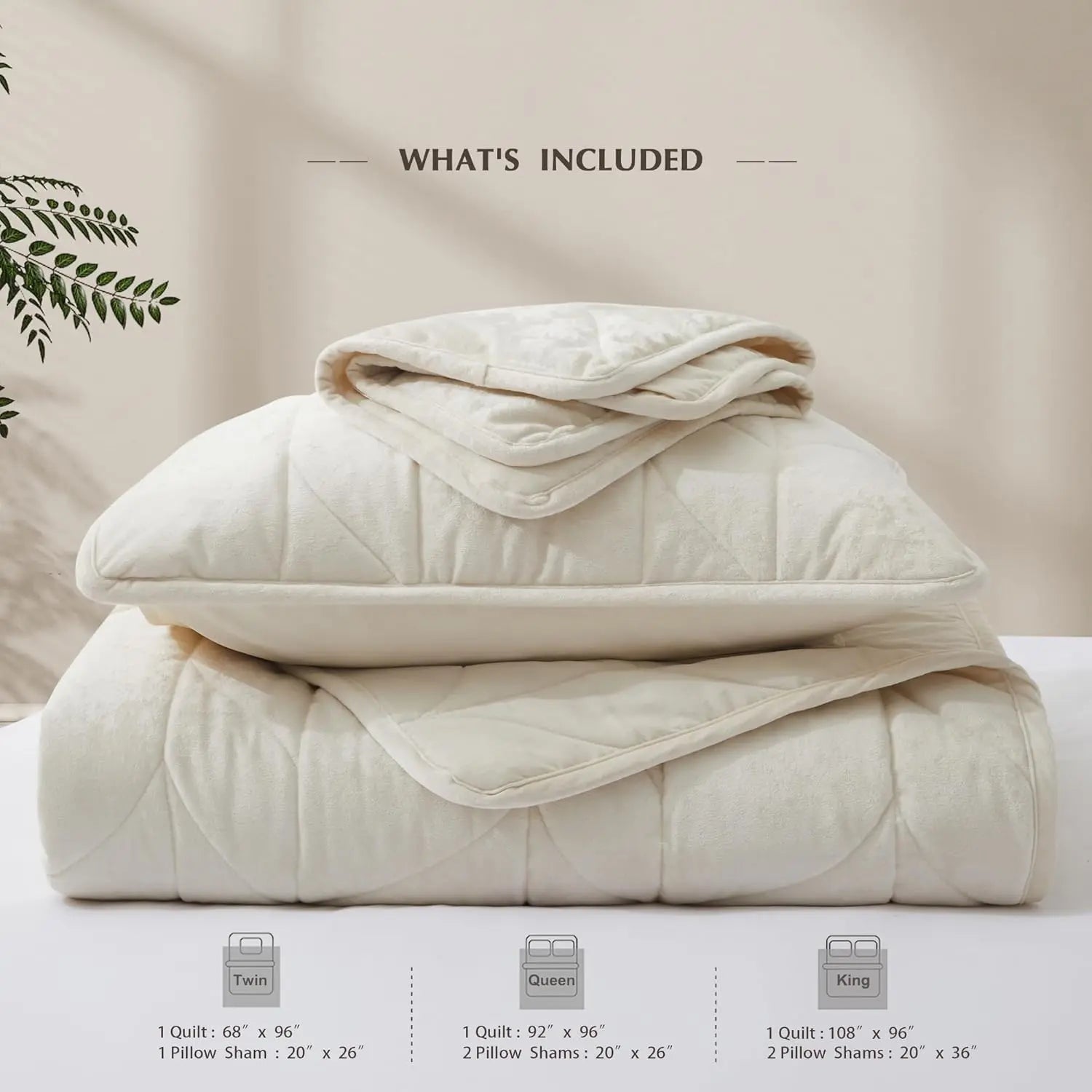 Oli Anderson Velvet Reversible Quilt Set - 3 Piece