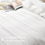Oli Anderson Pleated Duvet Cover - 3 Piece Set