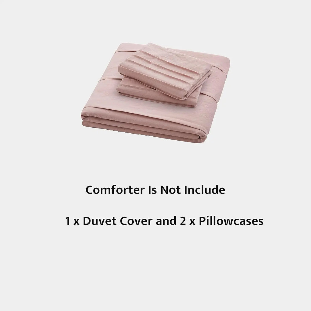 Oli Anderson Pleated Duvet Cover - 3 Piece Set