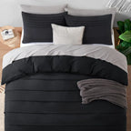 Oli Anderson Pleated Duvet Cover - 3 Piece Set