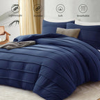 Oli Anderson Pleated Duvet Cover - 3 Piece Set
