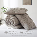 Oli Anderson Boho Tufted Jacquard Comforter Set - 3 Piece
