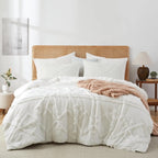 Oli Anderson Tufted Boho Fluffy Comforter Set - 3 Piece