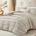 Oli Anderson Pleated Duvet Cover - 3 Piece Set