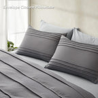 Oli Anderson Pleated Duvet Cover - 3 Piece Set