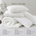 Oli Anderson Ruched Fluffy Comforter Set - 5 Piece