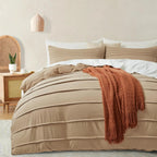Oli Anderson Pleated Duvet Cover - 3 Piece Set