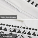 Oli Anderson Boho Tufted Duvet Cover - 3 Piece Set