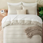 Oli Anderson Pleated Duvet Cover - 3 Piece Set