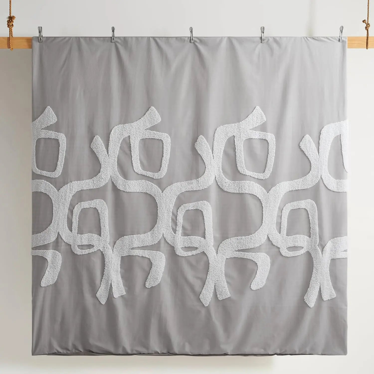 Oli Anderson Tufted Boho Jacquard Duvet Cover Set - 3 Piece