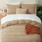 Oli Anderson Pleated Duvet Cover - 3 Piece Set