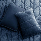 Oli Anderson Velvet Reversible Quilt Set - 3 Piece