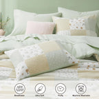 Oli Anderson Seersucker Floral Comforter Set - 7 Piece