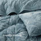 Oli Anderson Velvet Reversible Quilt Set - 3 Piece