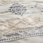 Oli Anderson Boho Tufted Duvet Cover - 3 Piece Set