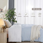 Oli Anderson 100% Cotton Waffle Comforter Set - 3 Piece
