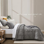 Oli Anderson Velvet Reversible Quilt Set - 3 Piece