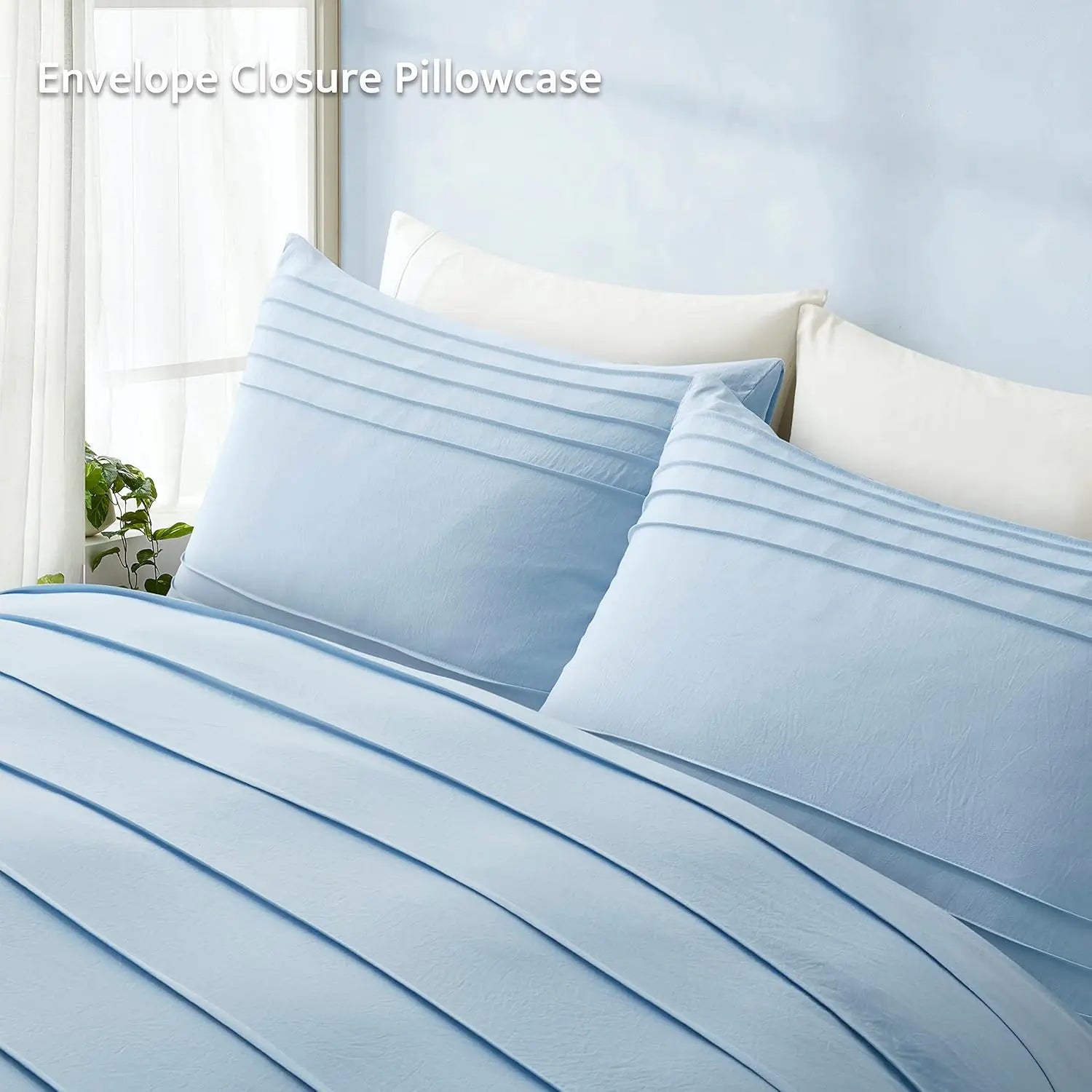 Oli Anderson Pleated Duvet Cover - 3 Piece Set