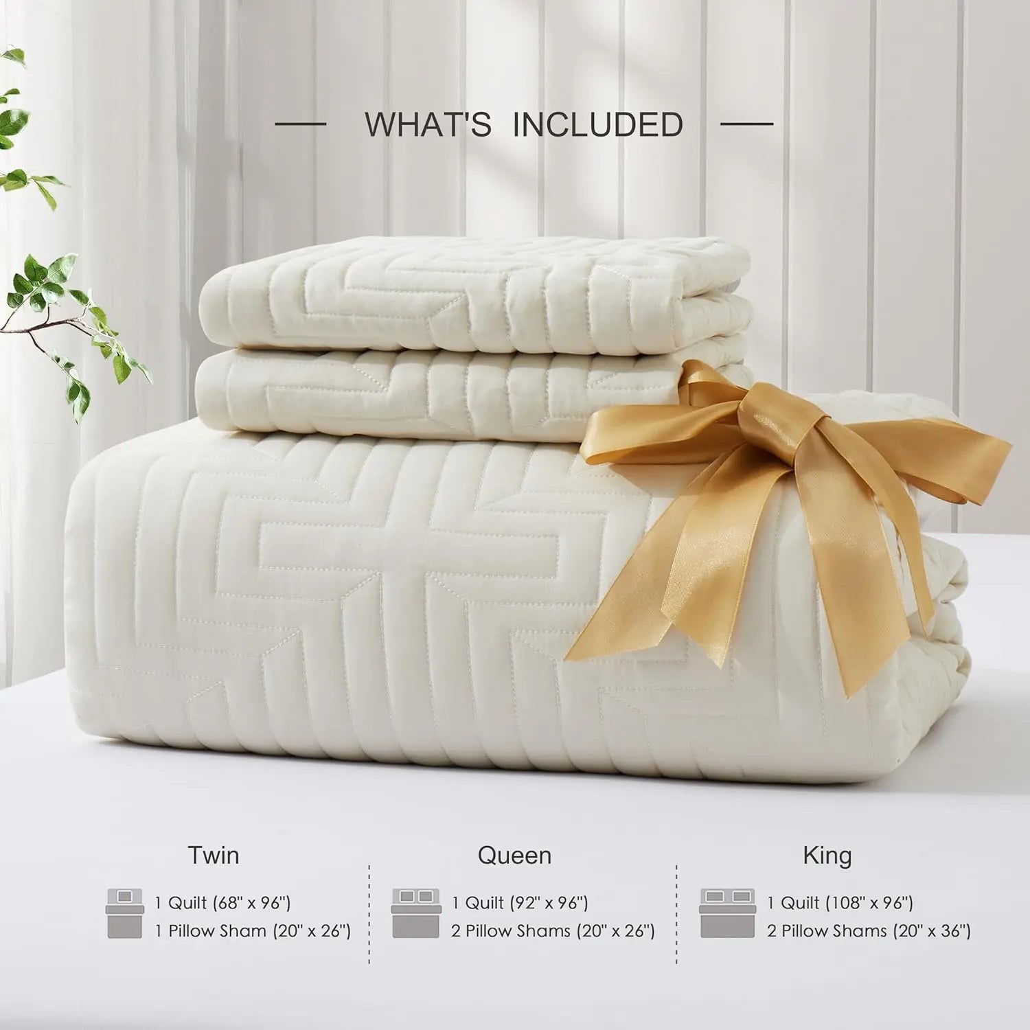 Oli Anderson Quilt Set - 3 Piece Lightweight Bedspread