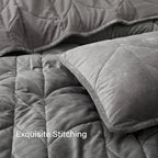 Oli Anderson Velvet Reversible Quilt Set - 3 Piece