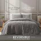 Oli Anderson Velvet Reversible Quilt Set - 3 Piece