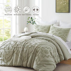 Oli Anderson Boho Tufted Jacquard Comforter Set - 3 Piece