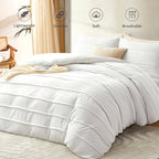 Oli Anderson Pleated Duvet Cover - 3 Piece Set