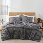 Oli Anderson Tufted Boho Fluffy Comforter Set - 3 Piece