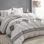 Oli Anderson Boho Tufted Duvet Cover - 3 Piece Set